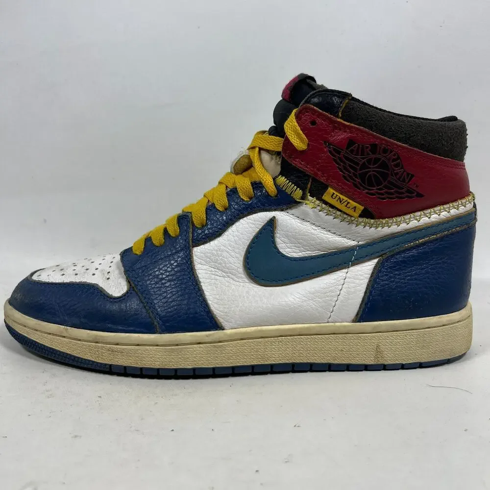AIR JORDAN 1 High Union Los Angeles LA Storm Blue Size 9 2018 BV1300 146
